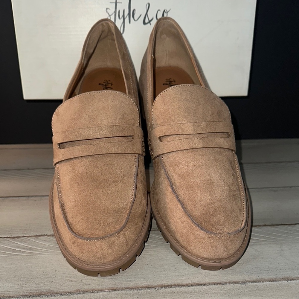Style & Co. Women's Tan Loafers